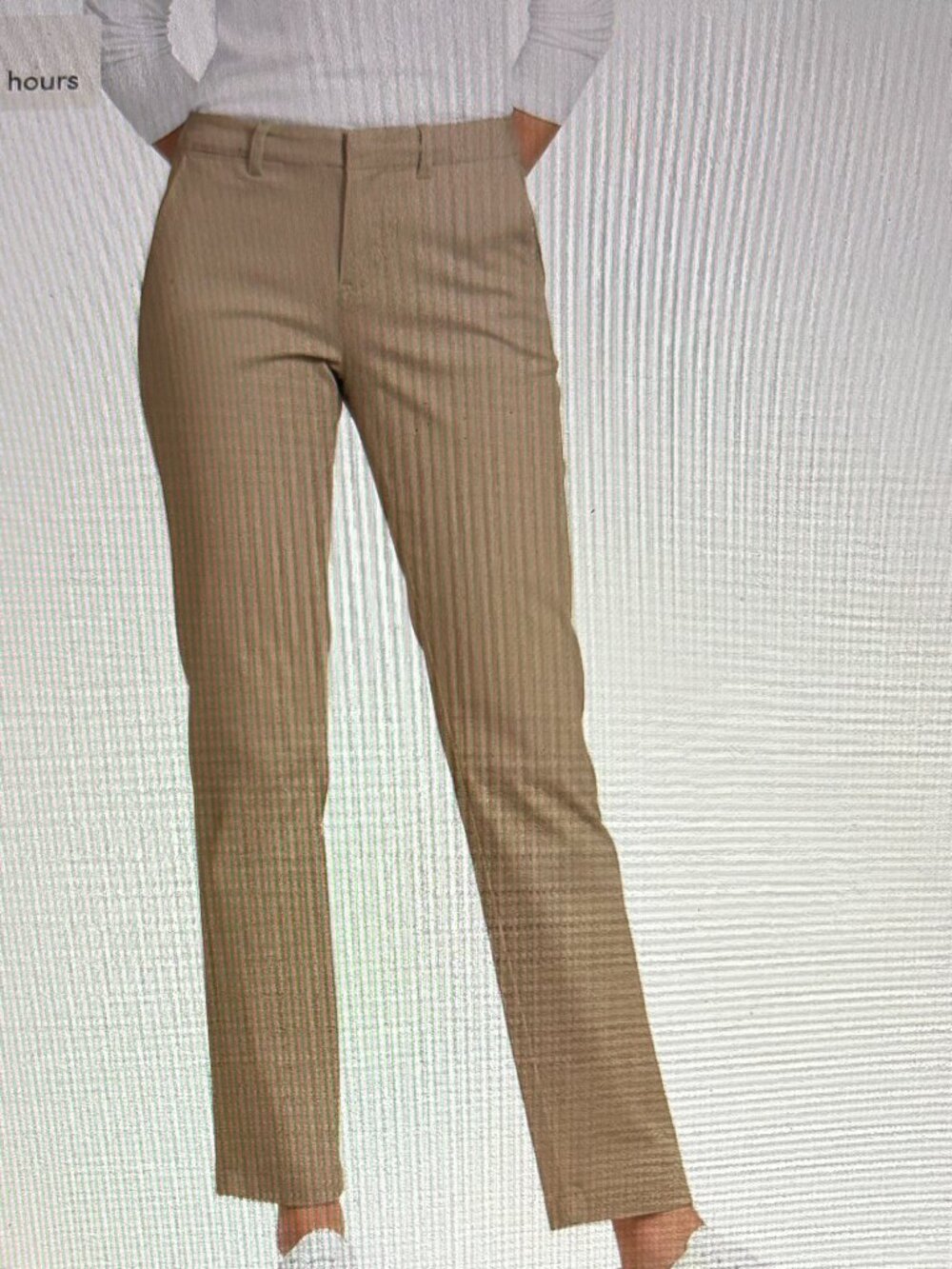 Land's End Chino Ankle Pants Petite 6P khaki